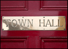 town hall door