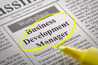 Business Development Manager - job ad