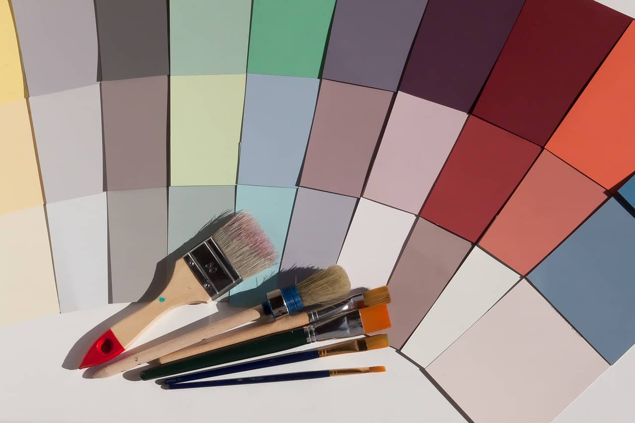 Specification sales - image of brushes and color swatches