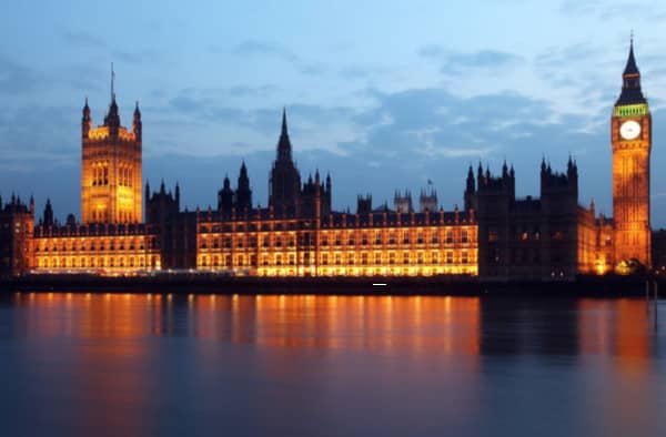 Image of the houses of parliament - working with government and the third sectors