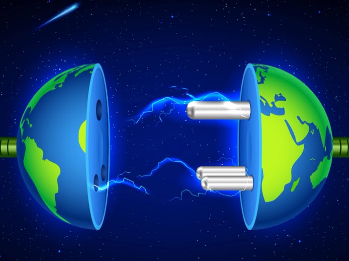 Project Director - image of earth plugged in